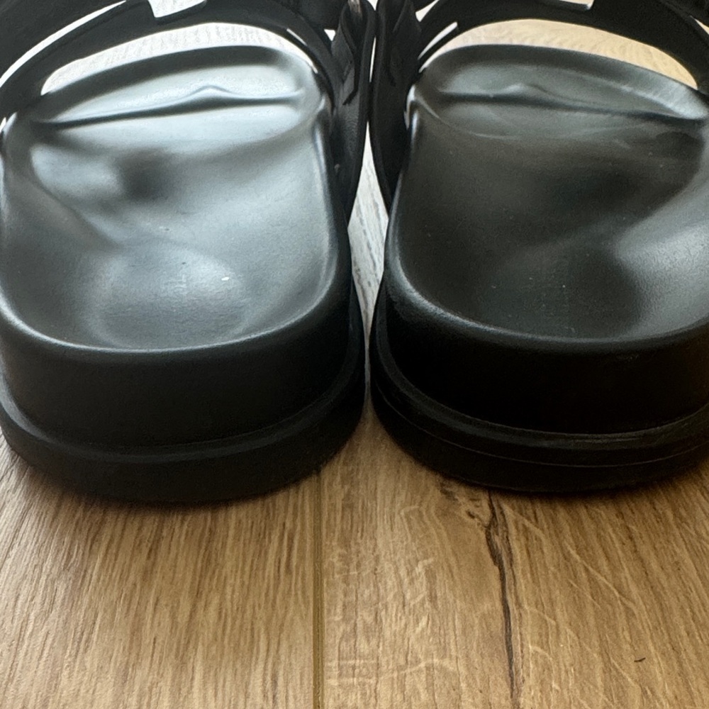Hermes Leather Chypre Sandals - Picture 6 of 11